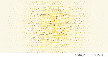 Luxury mosaic gradient background, gold triangle pattern with fade, geometric white golden backdrop for premium product promo, certificate, invitation. Yellow low polygon triangles BG. Vector texture Luxury mosaic gradient background, gold triangle pattern with fade, geometric white golden backdrop for premium product promo, certificate, invitation. Yellow low polygon triangles BG. Vector texture 132915318