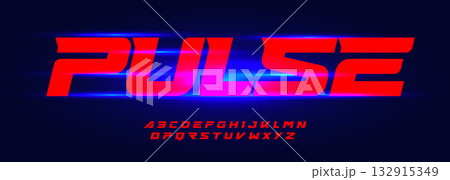 Stream angular alphabet, bold italic sport font, square geometric racing typeface, modern auto logo, edgy headline, powerful motion racing typography, race game typographic design. Vector typeset. 132915349