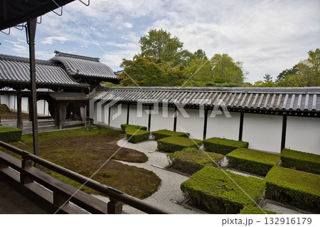 東福寺 本坊庭園　西庭サツキの市松模様 132916179