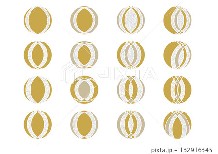 シンプルなシンボル 132916345