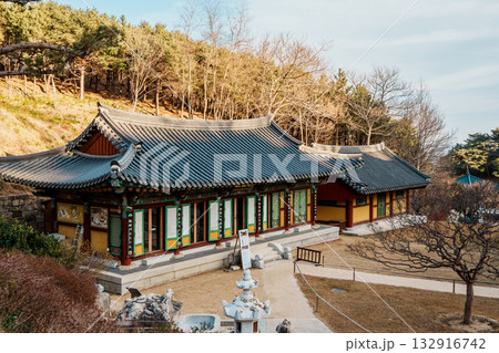 Dancheong Temple Hall at Naksansa Temple, South Korea 132916742