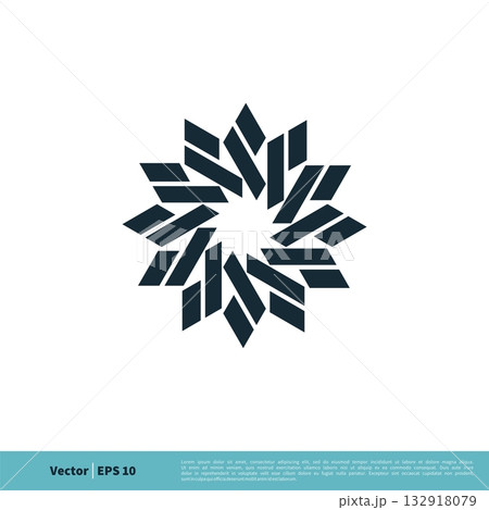 Star Decoration Icon Vector Logo Template Illustration Design. Vector EPS 10. Star Decoration Icon Vector Logo Template Illustration Design. Vector EPS 10. 132918079