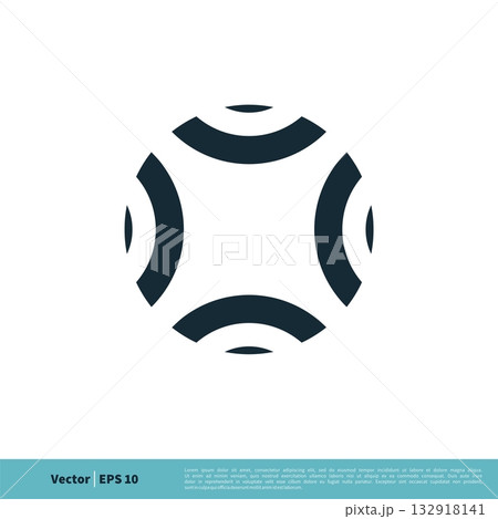 Abstract Circle Decoration Icon Vector Logo Template Illustration Design. Vector EPS 10. 132918141