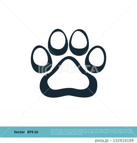 Foot Print, Paw Print Animal / Pet Icon Vector Logo Template Illustration Design. Vector EPS 10. Foot Print, Paw Print Animal / Pet Icon Vector Logo Template Illustration Design. Vector EPS 10. 132918189