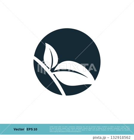 Nature Leaves Icon Vector Logo Template Illustration Design. Vector EPS 10. 132918562