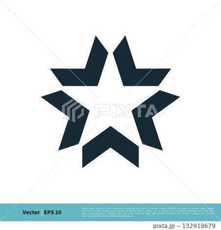 Star / Pentagonal Icon Vector Logo Template Illustration Design. Vector EPS 10. Star / Pentagonal Icon Vector Logo Template Illustration Design. Vector EPS 10. 132918679