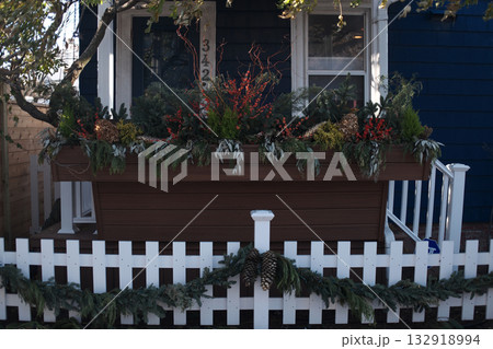 christmas decoration atmosphere for holiday celebration christmas decoration atmosphere for holiday celebration 132918994