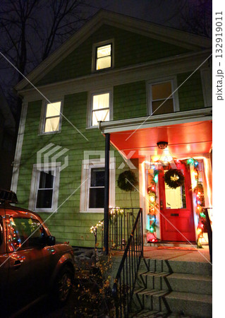 christmas decoration atmosphere for holiday celebration 132919011