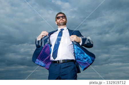 caucasian businessman in business suit. photo of businessman in suit. caucasian businessman in business suit. photo of businessman in suit. 132919712