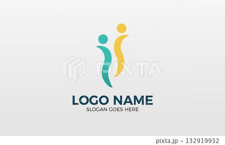 People logo, People logo design, Community human Logo design Vector Template design 132919932