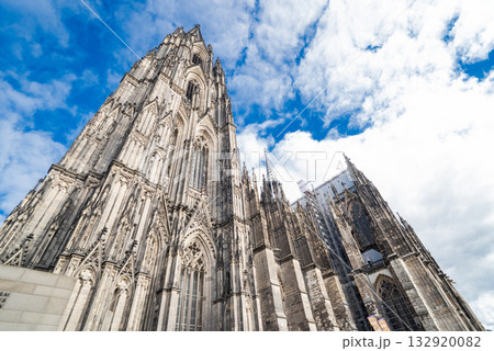 Gothic cathedral in the city center, Cologne Dome Church at Gologne Germany City. Gothic cathedral in the city center, Cologne Dome Church at Gologne Germany City. 132920082