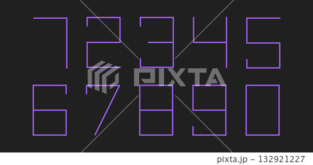 alphabet and numbers, line minimalistic font set numbers from 0 to 9 English letters. abstract geometric shapes, vector trendy elements design made of squares, numbers for card, invitation alphabet and numbers, line minimalistic font set numbers from 0 to 9 English letters. abstract geometric shapes, vector trendy elements design made of squares, numbers for card, invitation 132921227