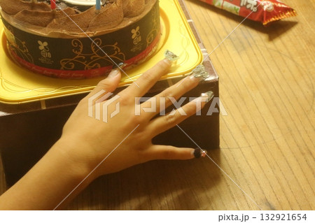 孫の誕生日会 132921654