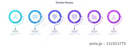 Modern Infographic Business Vector Banner 132923779