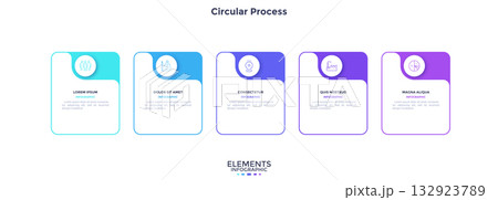 Modern Infographic Business Vector Banner 132923789