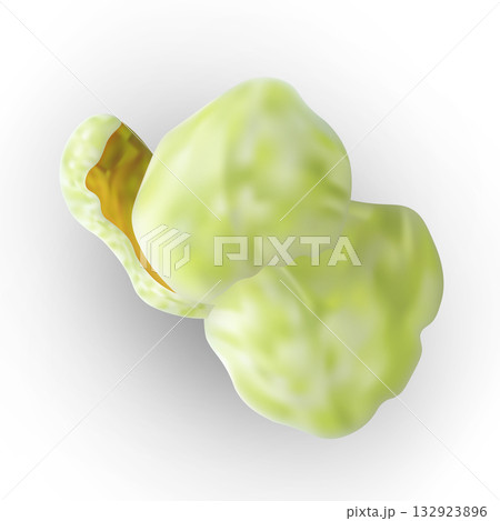 Airy green popcorn, corn kernels with a sweet additive. Airy green popcorn, corn kernels with a sweet additive. 132923896