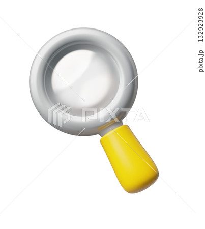 Magnifying glass 3D cartoon plastic style vector icon, zoom optical tool, search loupe, discovery, research, analysis Magnifying glass 3D cartoon plastic style vector icon, zoom optical tool, search loupe, discovery, research, analysis 132923928