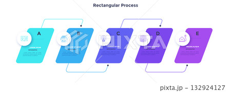 Modern Infographic Business Vector Banner Modern Infographic Business Vector Banner 132924127
