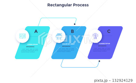Modern Infographic Business Vector Banner Modern Infographic Business Vector Banner 132924129