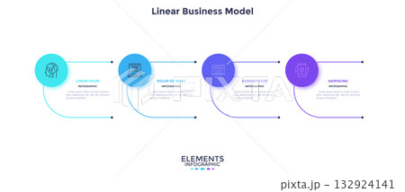 Modern Infographic Business Vector Banner 132924141