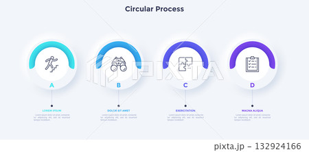 Modern Infographic Business Vector Banner 132924166