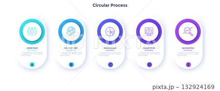 Modern Infographic Business Vector Banner 132924169