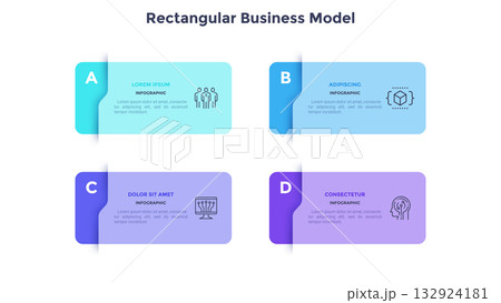 Modern Infographic Business Vector Banner Modern Infographic Business Vector Banner 132924181