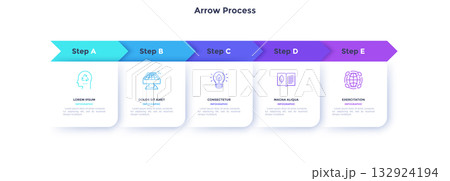 Modern Infographic Business Vector Banner 132924194