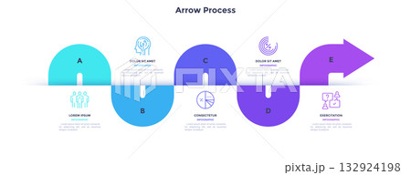 Modern Infographic Business Vector Banner 132924198