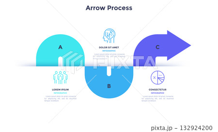 Modern Infographic Business Vector Banner Modern Infographic Business Vector Banner 132924200