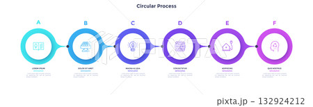 Modern Infographic Business Vector Banner 132924212