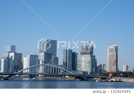 勝鬨橋から築地大橋方面を見た風景 勝鬨橋から築地大橋方面を見た風景 132924345