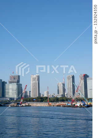 勝どきから汐留方面を見た風景 勝どきから汐留方面を見た風景 132924350