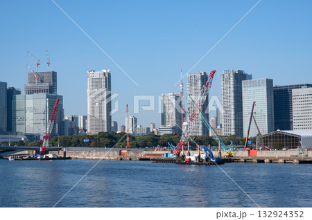 勝どきから汐留方面を見た風景 勝どきから汐留方面を見た風景 132924352