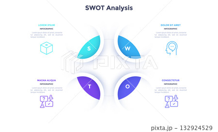 Modern Infographic Business Vector Banner Modern Infographic Business Vector Banner 132924529