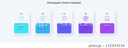Modern Infographic Business Vector Banner 132924534