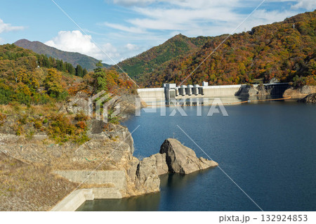 秋の八ッ場ダム 群馬県 秋の八ッ場ダム 群馬県 132924853