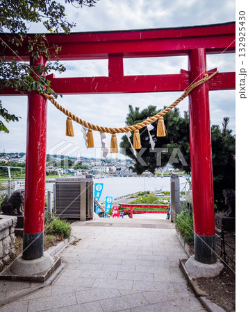 Kabushima Shrine in Hachinohe, Aomori, Japan 132925430