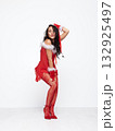 Beautiful female Santa Claus 132925497