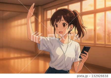 スタジオで踊る少女 スタジオで踊る少女 132926638