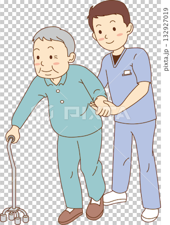 復健/步態訓練/老年人 132927019