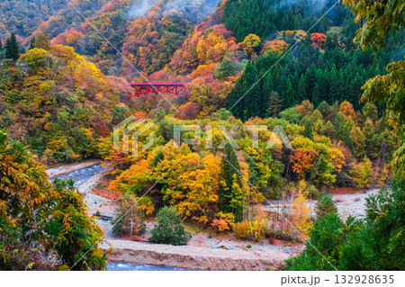 松川渓谷(秋) 高山村 松川渓谷(秋) 高山村 132928635