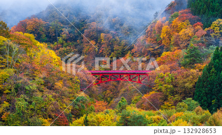 松川渓谷(秋) 高山村 松川渓谷(秋) 高山村 132928653