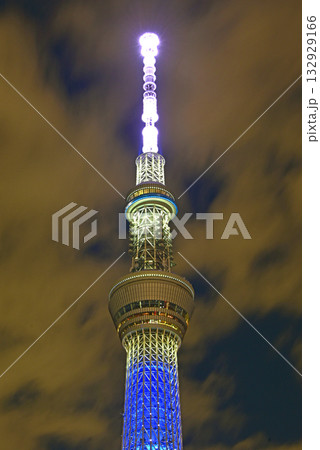 限定 星条旗カラーのスカイツリー 限定 星条旗カラーのスカイツリー 132929166