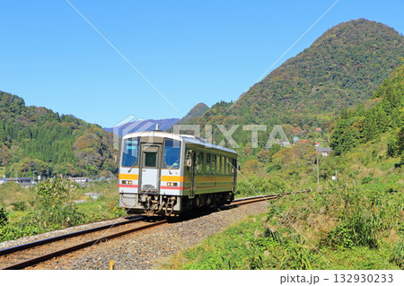 大糸線　秋の非電化区間 132930233