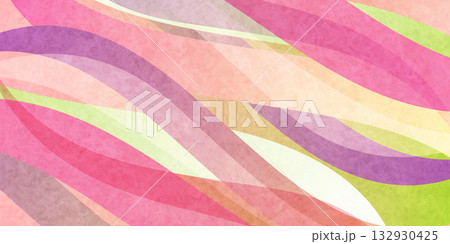 春　和紙　模様　背景　 132930425