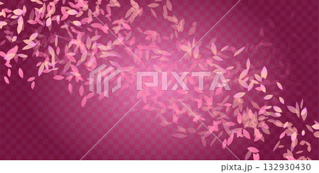 桜　和紙　模様　背景　 132930430