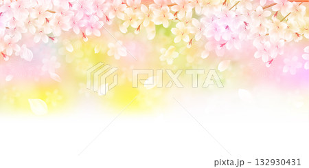 桜 和紙 模様 背景 桜 和紙 模様 背景 132930431