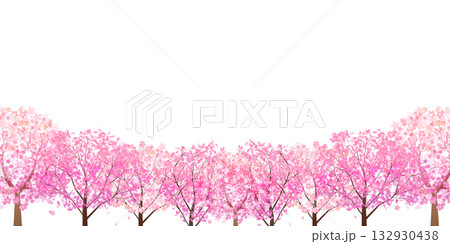 桜　春　風景　背景 132930438
