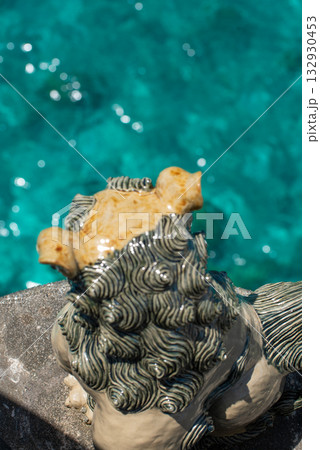 来間大橋を守る神 シーサー 132930453